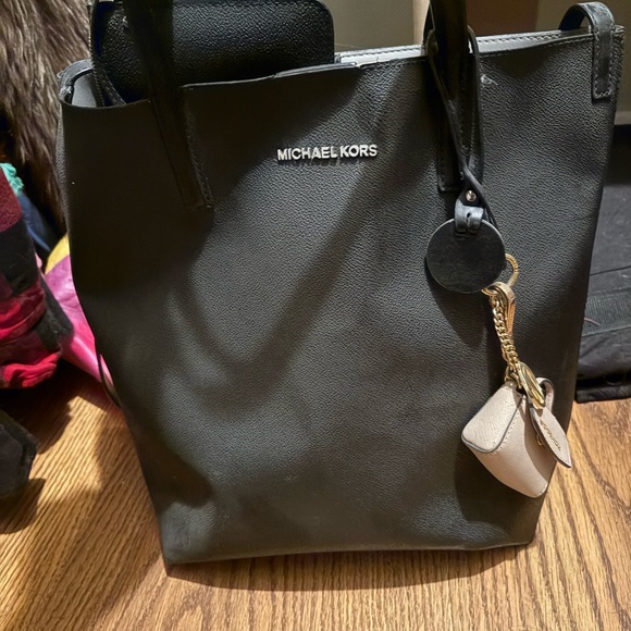 Michael Kors Charcoal Gray Tote Bag - Picture 1 of 1